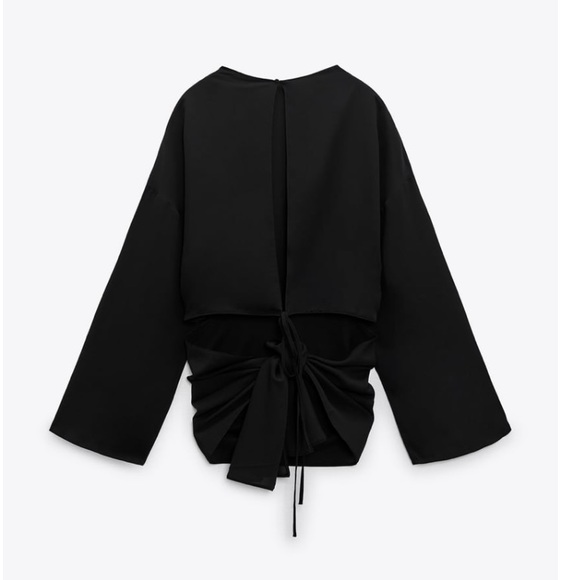 Zara Asymmetric Flowy Top - Picture 2 of 10